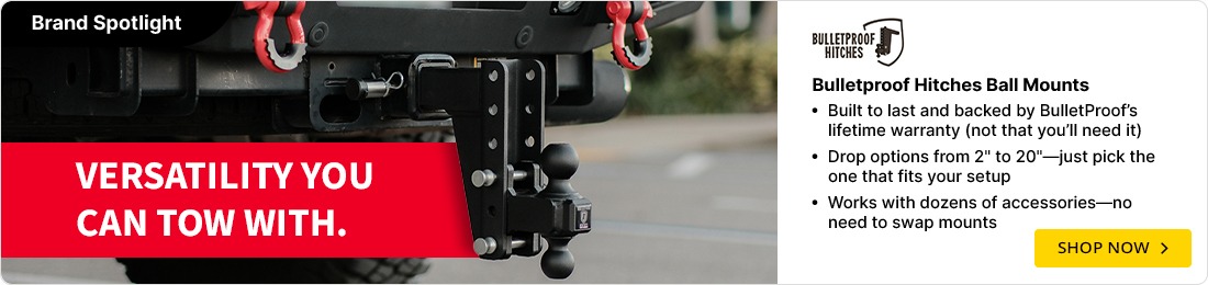 Upgrade your ball mount with Bulletproof Hitches