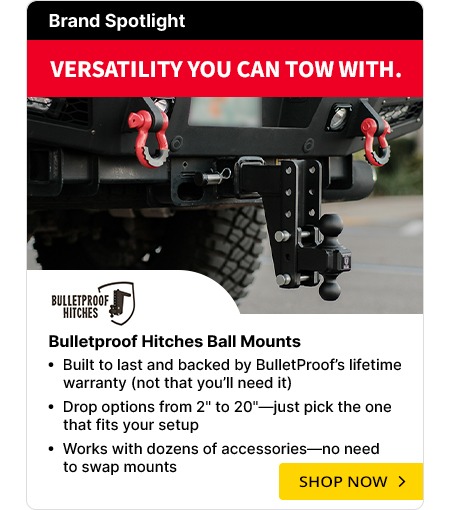 Upgrade your ball mount with Bulletproof Hitches ball mounts