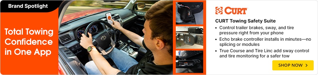 Upgrade your towing with CURT's safety suite.