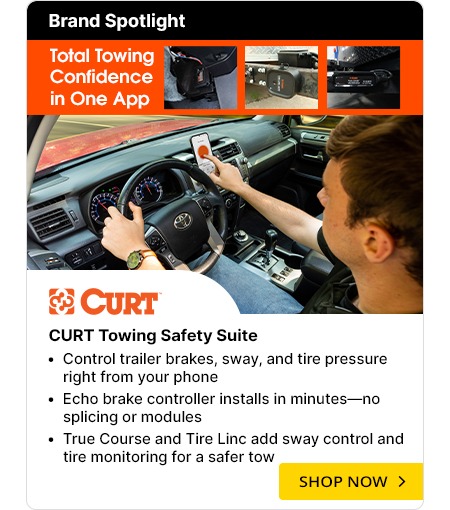 Upgrade your towing setup with CURT's safety suite.