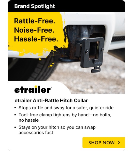 Eliminate hitch rattle with etrailer's anti-rattle collar