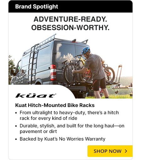 Ride in style with Kuat bike racks