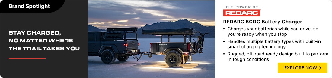 Keep your trailer battery charged with REDARC.