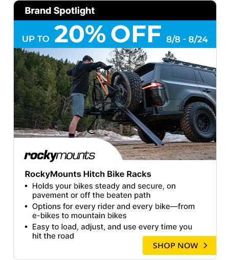 Get your bike to the trails with RockyMounts.