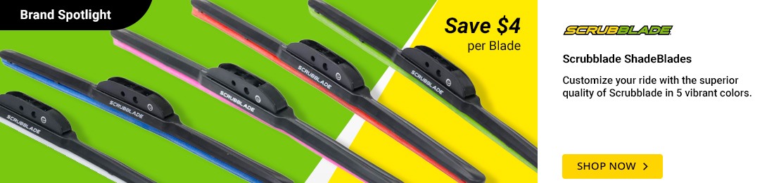 $4 off Scrubblade ShadeBlades and standard Scrubblades