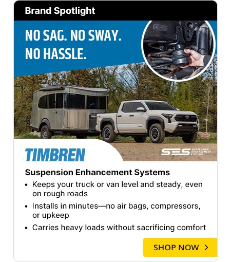 Upgrade your vehicle's suspension with Timbren SES