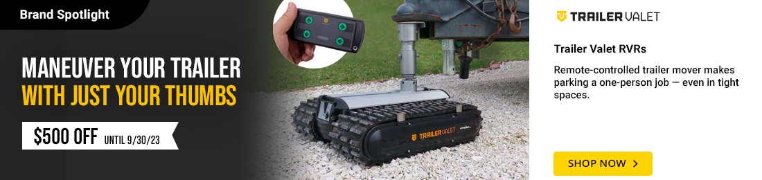 Save $500 on Trailer Valet RVRs