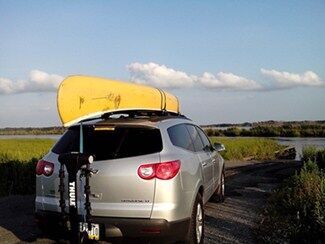 Dropship Roof Rack Crossbar Pads With Tie Down Straps For Kayak