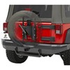 Bestop HighRock 4x4 bumper and spare tire carrier kit.