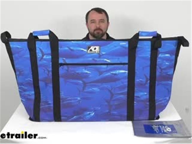 Review of AO Marine Hunting and Fishing - Fish Cooler Bag 4 Feet Wide -  AM57NR Video