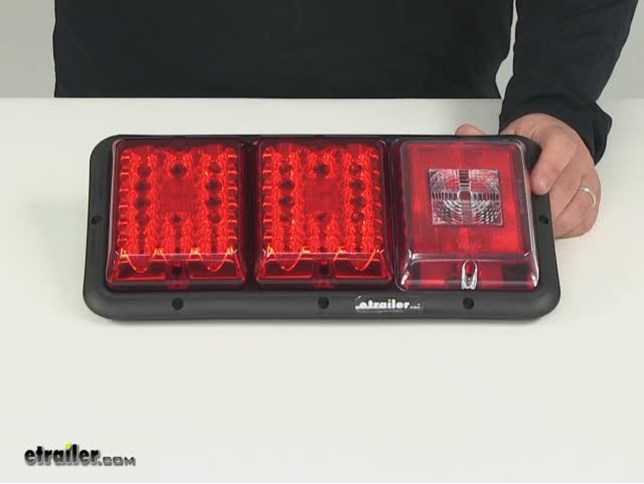 Bargman Triple Tail Light - 84, 85 Series - Red LED