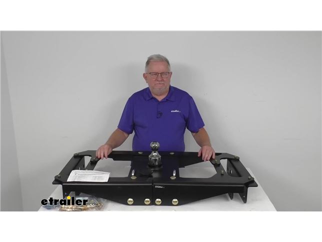 Curt Custom Underbed OEM-Style Gooseneck Trailer Hitch Review Video | etrailer.com