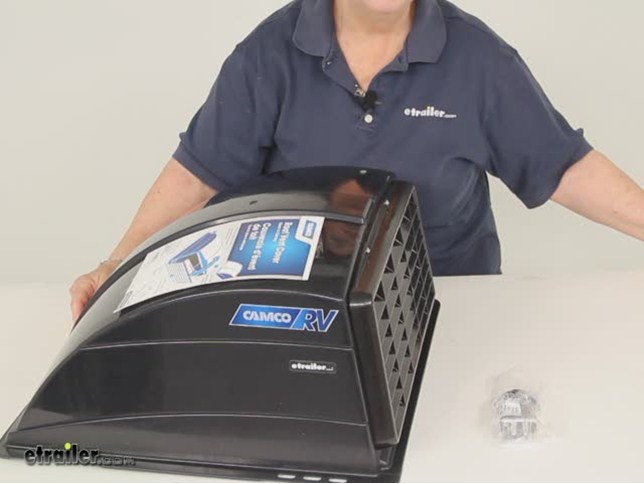 Camco 40453 RV Roof Vent Cover Smoke