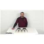 Detailed Breakdown of the U-Bolt Kit for Mounting 5,200-lb to 7,000-lb, Round Trailer Axles