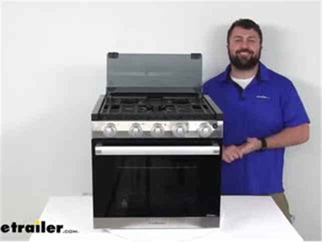 Review of Furrion RV Stoves and Ovens - 2-in-1 Stainless Steel RV Range Oven  - FR97KR Video