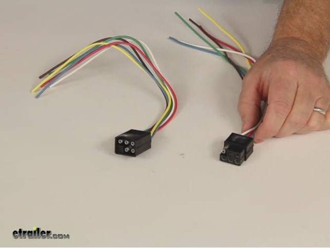 Compare 6-Pole Square Trailer vs Adapter 4 Way Flat | etrailer.com