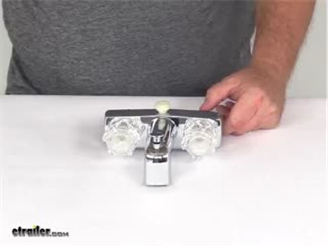 Compare Phoenix Faucets Vs Etrailer Com Video Of Phoenix Faucets 4 Dual Handle Rv Tub Shower Diverter Faucet W D Spud Chrome Finish