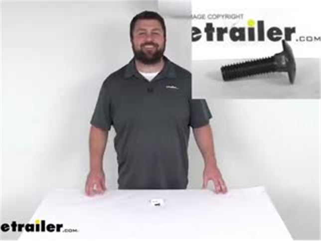 Review of Thule Replacement M6 x 22 Carriage Bolt - 915-0622-54 Video | etrailer.com