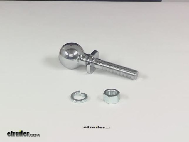2 U0026quot Hitch Ball - 3 4 U0026quot Diameter X 3-3 8 U0026quot Long Shank
