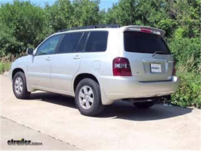 Best 2006 Toyota Highlander Trailer Hitch Options Video Etrailer Com
