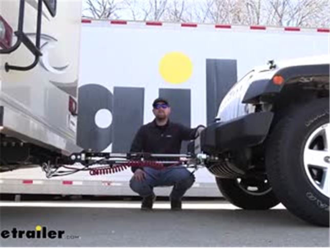 Best 2015 Jeep Wrangler Unlimited Flat Tow Set Up - Tow Bar Braking System  Video 