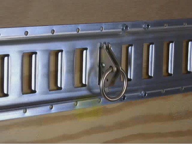Enclosed Trailer Shelving >> Erickson E-Track Tie Down Ring - 1,200 lbs Erickson Tie ... Enclosed Trailer Shelving >> Erickson E-Track Tie Down Ring - 1,200 lbs Erickson Tie ...