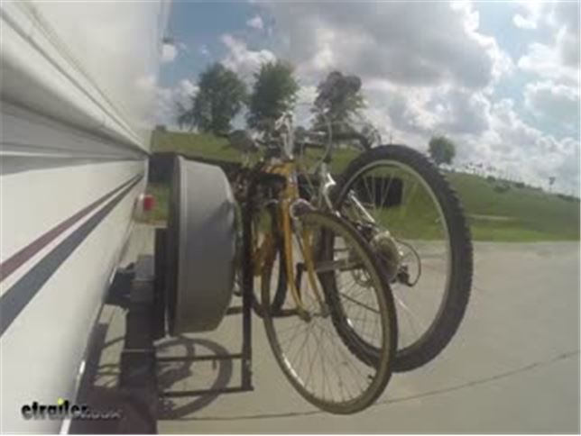around the spare bike rack