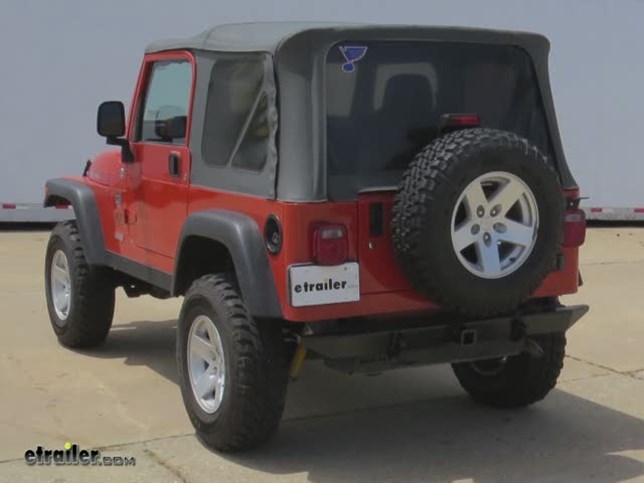 Jeep tj rear bumper