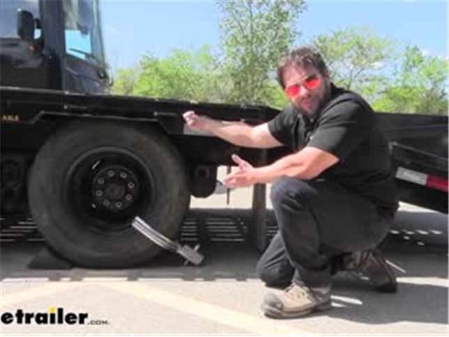 Blaylock EZ Trailer Wheel Lock Review - Big Tex Trailer Video