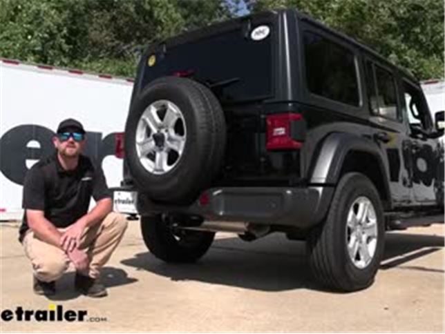 Draw-Tite Max-Frame Trailer Hitch Installation - 2021 Jeep Wrangler  Unlimited Video 