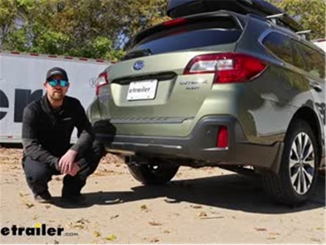 etrailer Class III Trailer Hitch Installation - 2018 Subaru Outback Wagon  Video