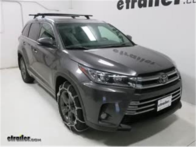 Glacier V Bar Snow Tire Chains Installation 2017 Toyota Highlander Glacier V Bar Snow Tire Chains Installation 2017 Toyota Highlander Video Etrailer
