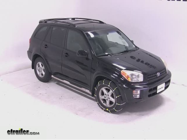 Glacier Cable Snow Tire Chains Review 2003 Toyota Rav4 Video Glacier Cable Snow Tire Chains Review 2003 Toyota Rav4 Video Etrailer
