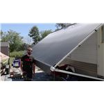Lippert RV Awning Fabric Install - 2005 Skyline Aljo Travel Trailer