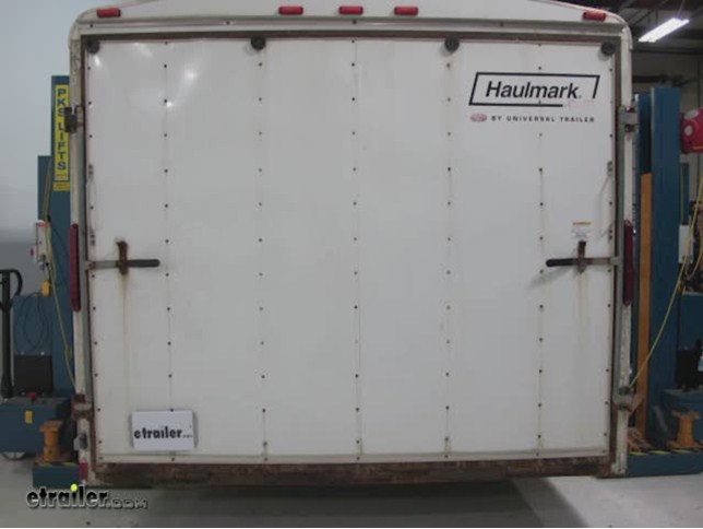 cargo trailer license plate light
