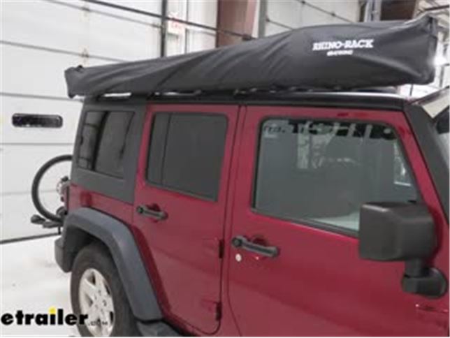 Rhino-Rack Crossbar Batwing Awning Installation - 2013 Jeep Wrangler  Unlimited Video 