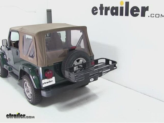 Surco Spare Tire Mounted Cargo Basket Review - 1999 Jeep Wrangler Video |  