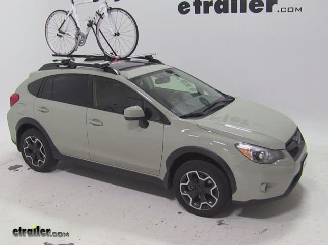Swagman Upright Roof Mounted Bike Rack Review 2014 Subaru XV Crosstrek