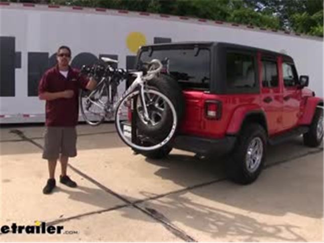 Thule Hitching Post Pro Hitch Bike Rack Review - 2018 Jeep JL Wrangler  Unlimited Video 