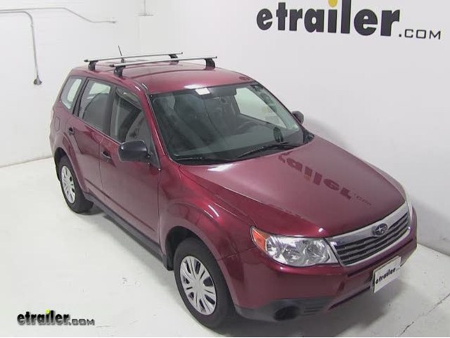 Thule AeroBlade Podium Roof Rack Installation - 2009 Subaru Forester Video