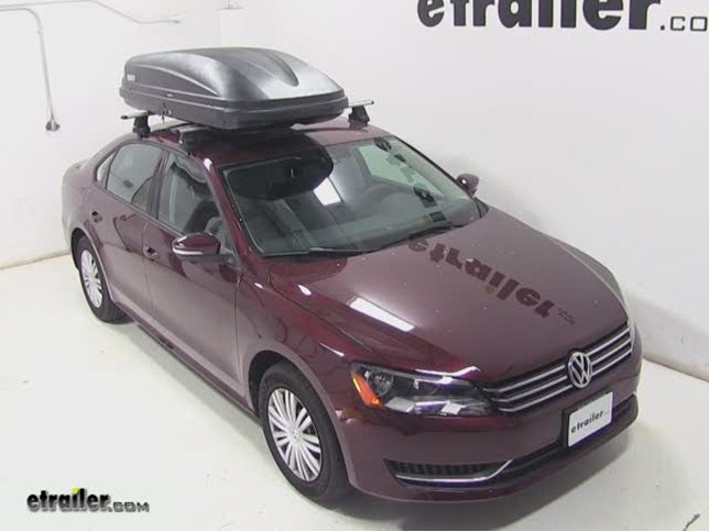 Thule Pulse Large Rooftop Cargo Box Review - 2014 Volkswagen Passat Video