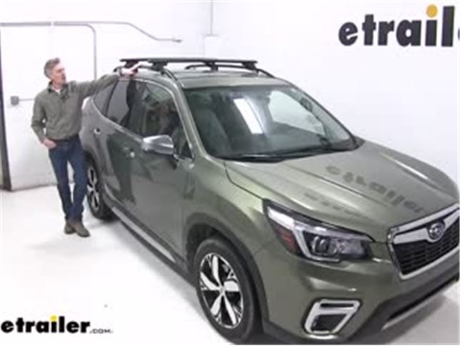Thule Wingbar Evo Crossbars Installation 2019 Subaru Forester Video Etrailer Com