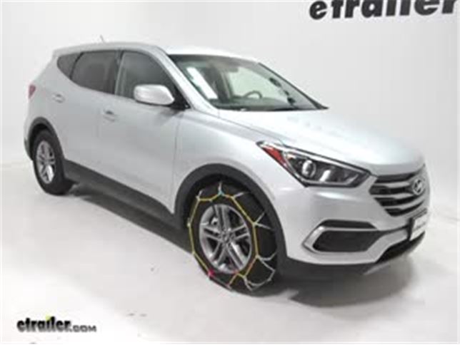 titan alloy snow tire chains installation 2018 hyundai santa fe 2008 hyundai santa fe tire size