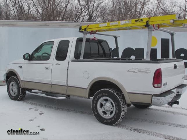 TracRac TracONE Truck Bed Ladder Rack Installation 2000 Ford F 150