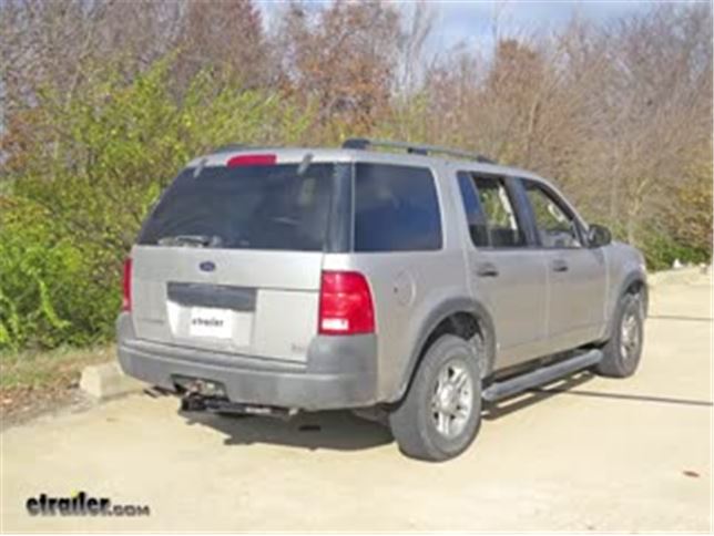 Trailer Hitch Installation 2003 Ford Explorer Video Etrailer Com