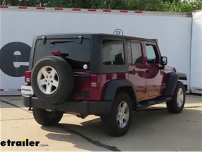 Trailer Hitch Installation - 2013 Jeep Wrangler Unlimited  Video 