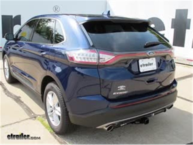 Trailer Hitch Installation 2016 Ford Edge Draw Tite Video Etrailer Com