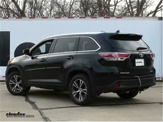 2016 Toyota Highlander Trailer Hitch Wiring Harness