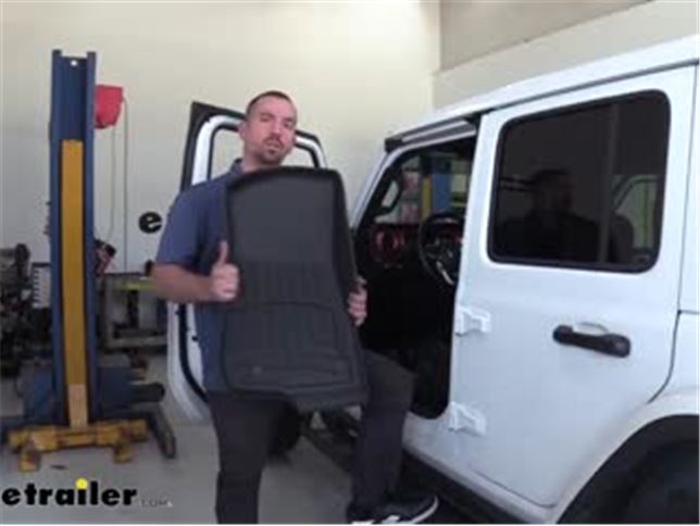 WeatherTech HP Front Auto Floor Mats Review - 2020 Jeep Wrangler Unlimited  Video 