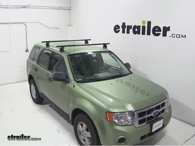 Yakima Q Tower Roof Rack Installation 2008 Ford Escape Video Yakima Q Tower Roof Rack Installation 2008 Ford Escape Video Etrailer